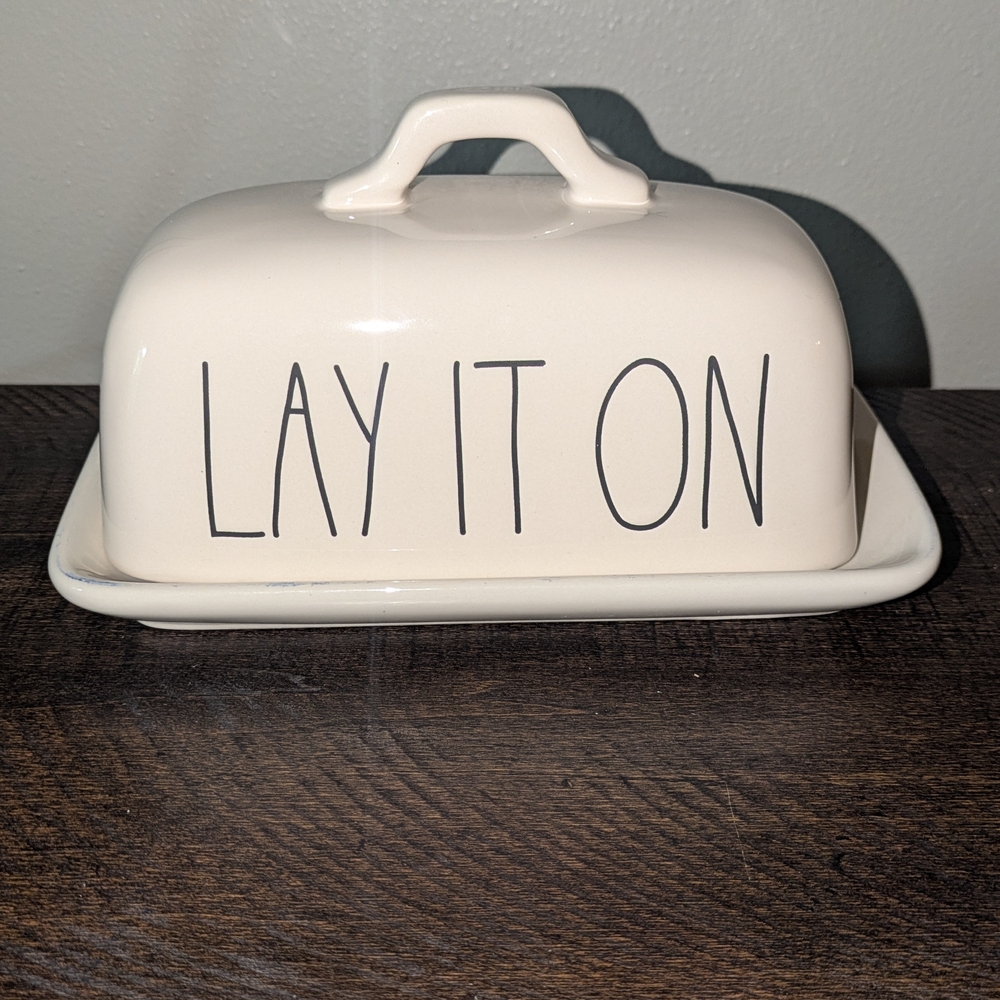 Rae Dunn Butter Dish - Lay It On Thick
